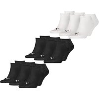 PUMA Unisex Herren Damen Sneaker Socken Baumwolle Sportsocken Füßlinge PLAIN - 6er 9er 12er Multipack EAN: