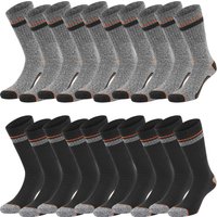 Black+Decker Crew Work Socks Unisex Herren Damen Arbeitssocken 10er Pack EAN:3614001195671