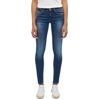 Mustang Damen Jeans QUINCY Skinny Fit - Blau - Mid Blue Denim EAN:4058823269407