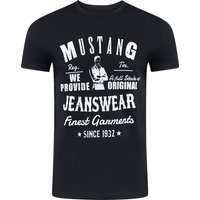 Mustang Herren T-Shirt Mustang Mehrfarbig Rundhals Regular Fit S bis 6XL EAN:4062839823461