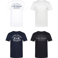 Tom Tailor Tshirt Herren Baumwolle Regular Fit 4er Pack Set EAN:4066887811890