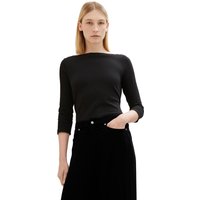 Tom Tailor Damen Langarmshirt BASIC SLUB - Regular Fit EAN:4067261302386