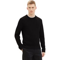 Tom Tailor Denim Herren Rundhals Pullover STRUCTURED DOUBLELAYER - Regular Fit EAN:4067261764269