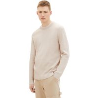 Tom Tailor Denim Herren Rundhals Pullover STRUCTURED DOUBLELAYER - Regular Fit EAN:4067261764498