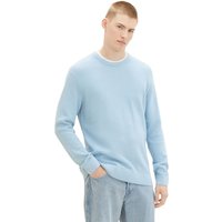 Tom Tailor Denim Herren Rundhals Pullover STRUCTURED DOUBLELAYER - Regular Fit EAN:4067261764603