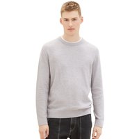 Tom Tailor Denim Herren Rundhals Pullover STRUCTURED DOUBLELAYER - Regular Fit EAN:4067261764726