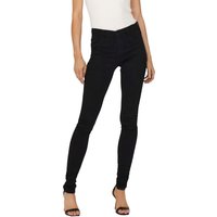 Only Damen Jeans onlRAIN REG SKINNY JEANS CRY6060 - Skinny Fit - Schwarz - Blau EAN:5713611964108