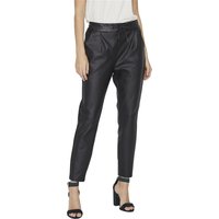 Vero Moda Damen Kunstleder Hose VMEVA MR LOOSE STRING COATED EAN:5713755218051