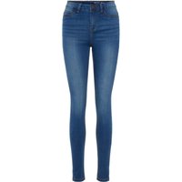 Noisy May Damen Jeans NMCALLIE HW SKINNY JEANS VI021MB - Skinny Fit - Blau EAN:5713777238471