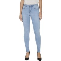 Vero Moda Damen Jeans VMTANYA - Skinny Fit - Blau - Light Blue Denim EAN:5714505567696