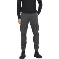 Only & Sons Herren Cargo Hose ONSCAM STAGE 6687 - Tapered Fit - Grau EAN:5714506661744