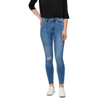 Only Damen Jeans ONLMILA HW SK ANK DNM BJ139944 - Skinny Fit - Blau - Medium Blue Denim EAN:5714500430025