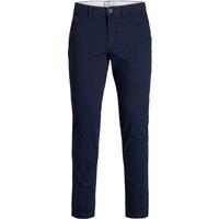 Jack & Jones Herren Chino Hose JJIMARCO JJDAVE AKM NAVY BLAZER - Slim Fit Blau EAN:5714910666816