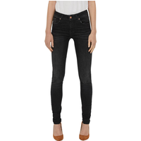 Vero Moda Damen Jeans VMLUX RI101 Slim Fit - Schwarz - Black Denim EAN:5714913306658