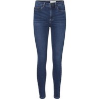 Noisy May Damen Jeans NMCALLIE CHIC HW JEANS VI072DB Skinny Fit Blau - Dark Blue Denim EAN:5714915010607