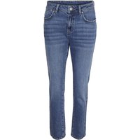 Noisy May Damen Jeans NMOLIVIA NW SLIM STRAIGHT Blau - Medium Blue Denim EAN:5714928150574