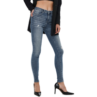 Only Damen Jeans ONLPOWER MID PUSH UP REA264 - Skinny Fit - Blau - Medium Blue Denim EAN:5715095270614