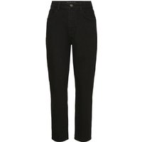 Noisy May Damen Mom Jeans NMKATY- Slim Fit Schwarz - Black Denim EAN:5715106695276