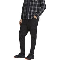 Jack & Jones Herren Cargohose JJIACE JJDEX TAPERED AKM Grau - Schwarz EAN:5715108262322