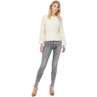 Only Damen Jeans ONLBLUSH MID SK TAI918 - Skinny Fit - Grau - Light Grey Denim EAN:5715214323658