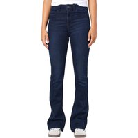 Noisy May Damen Jeans NMSALLIE HW FLARE JEANS VI241DB - Flare Fit - Blau - Dark Blue Denim EAN:5715308989418