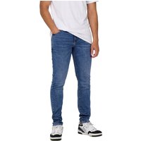 Only & Sons Herren Jeans ONSLOOM SLIM 6756 - Slim Fit - Blau - Medium Blue Denim EAN:5715427292550