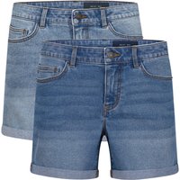 Noisy May Jeans Shorts Damen High Waist BeLucky 2er Pack EAN:5715429977363