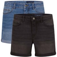 Noisy May Jeans Shorts Damen High Waist BeLucky 2er Pack EAN:5715429977677