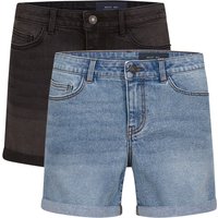 Noisy May Jeans Shorts Damen High Waist BeLucky 2er Pack EAN:5715429978216