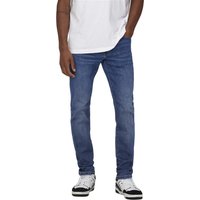 Only & Sons Herren Jeans ONSWEFT REG 6755 - Straight Fit - Blau - Medium Blue Denim EAN:5715432809279