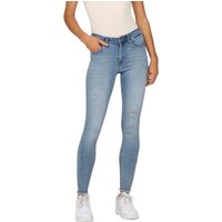 Only Damen Jeans ONLBLUSH MID SK REA685 - Skinny Fit - Blau - Light Medium Blue Denim EAN:5715508107087