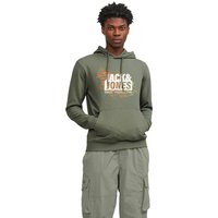 Jack & Jones Herren Kapuzenpullover Hoodie JCOMAP LOGO - Regular Fit EAN:5715505378732