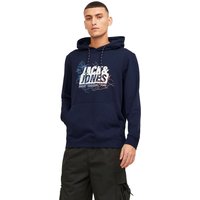 Jack & Jones Herren Kapuzenpullover Hoodie JCOMAP LOGO - Regular Fit EAN:5715512798721