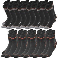 Black+Decker Crew Work Socks Unisex Herren Damen Arbeitssocken 20er Pack EAN: