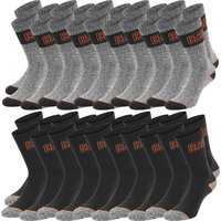 Black+Decker Crew Work Socks Unisex Herren Damen Arbeitssocken 20er Pack EAN: